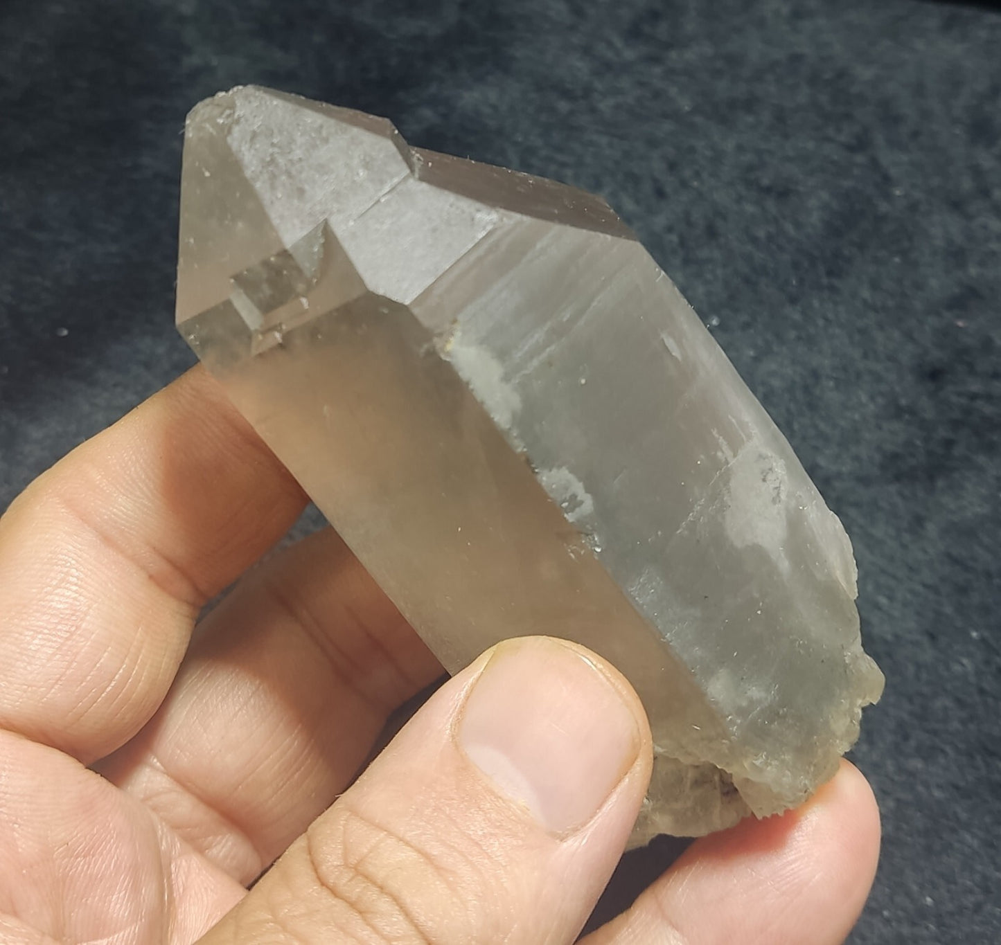 An Aesthetic Naturally terminated specimen of Smoky Quartz 217 grams