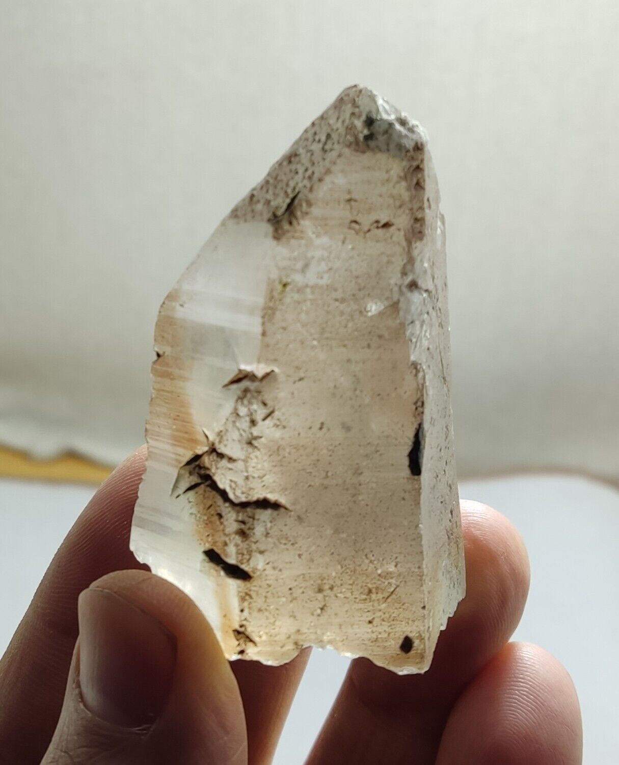 An Aesthetic Natural terminated quartz crystal 100 grams