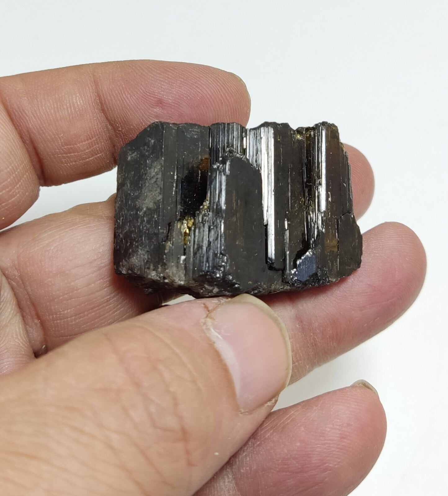 A very fine aesthetic crystal specimen of Epidote 37 grams