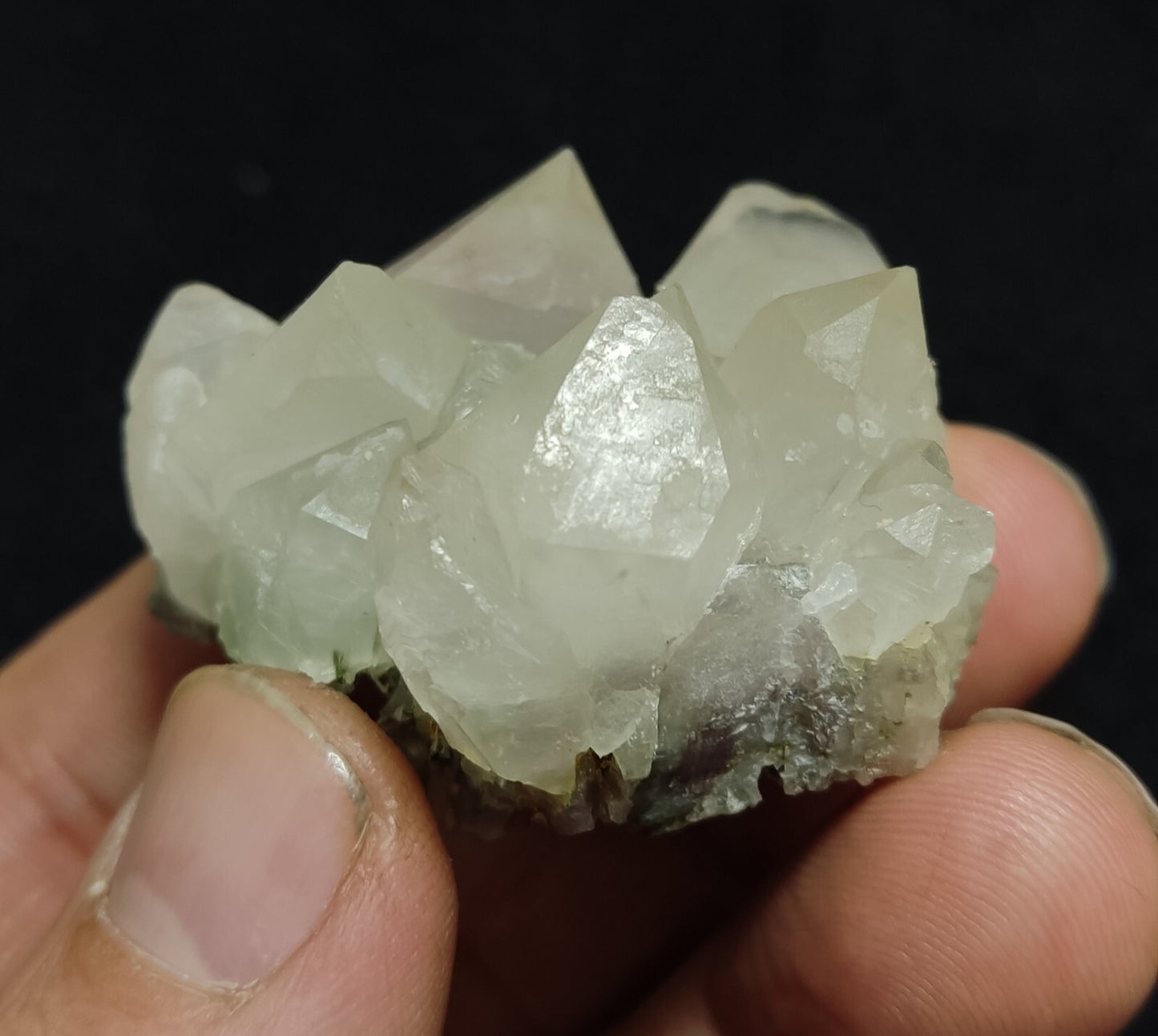 An Aesthetic terminated epidote Quartz specimen 48 grams