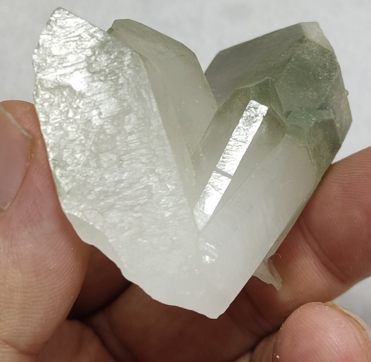 An Aesthetic Natural beautifully terminated Chlorite Quartz specimen 105 grams