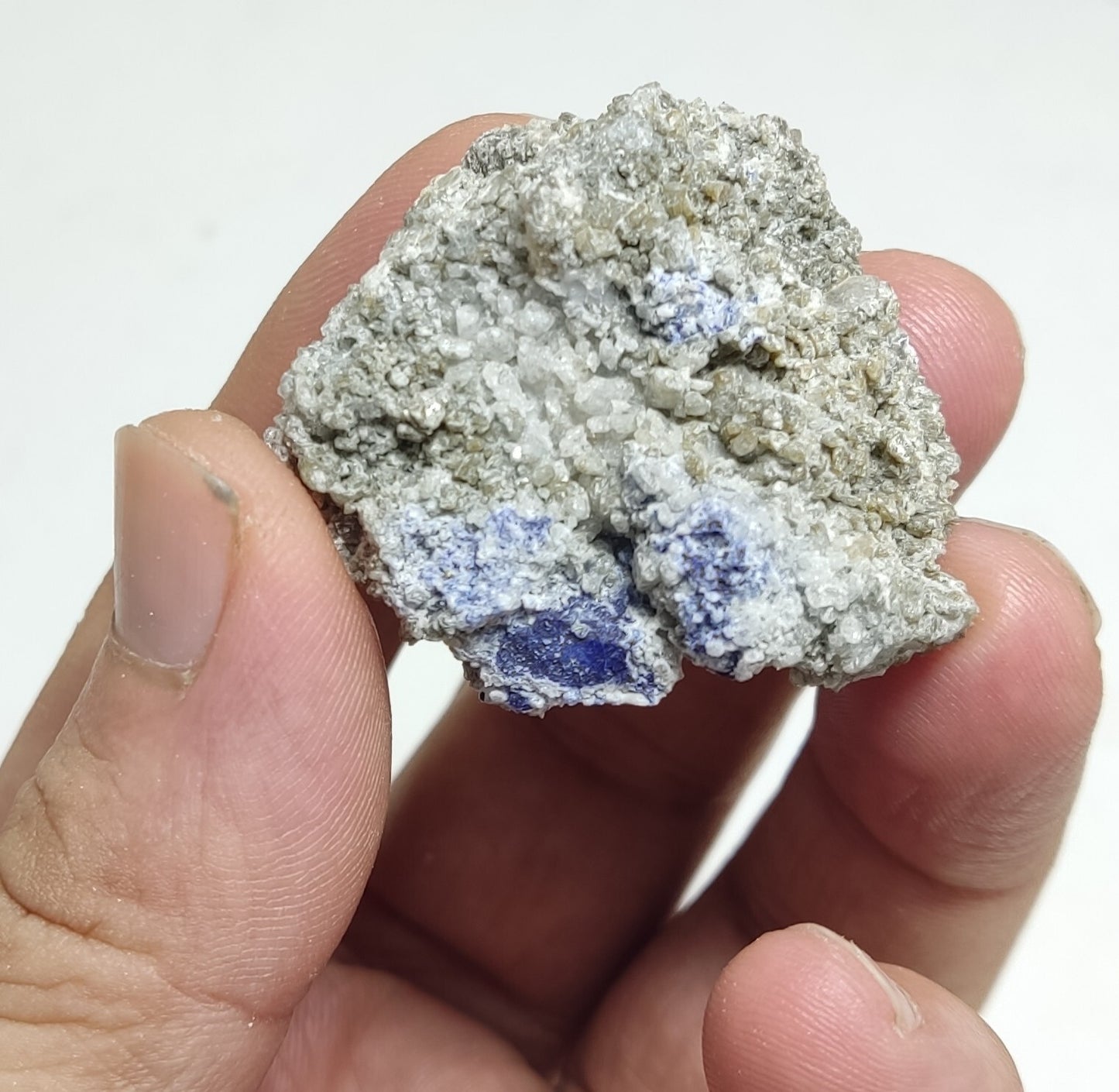 An Aesthetic specimen of lazurite/lapis on matrix 33 grams
