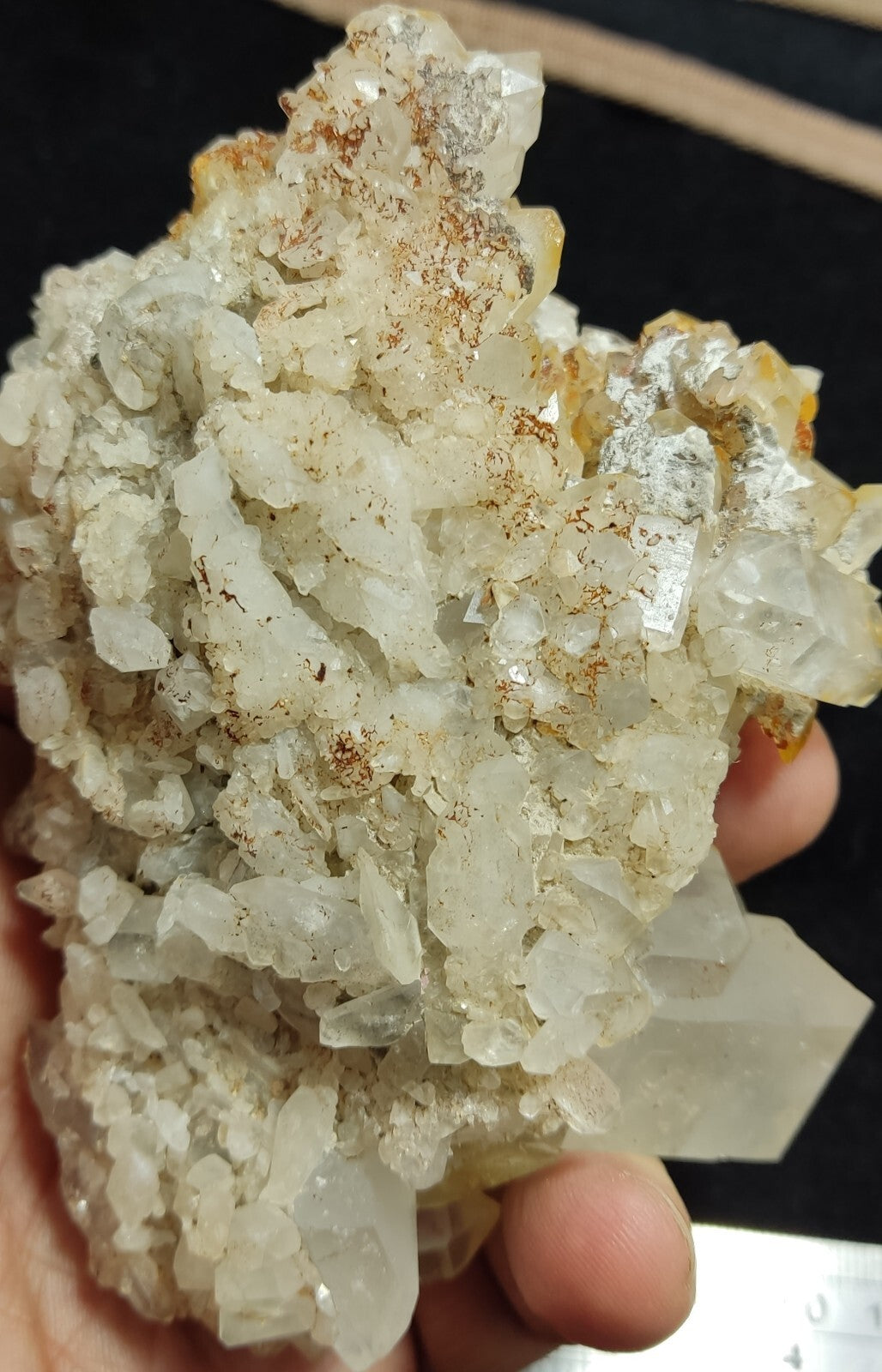 An Aesthetic Natural beautifully terminated Quartz cluster 375 grams