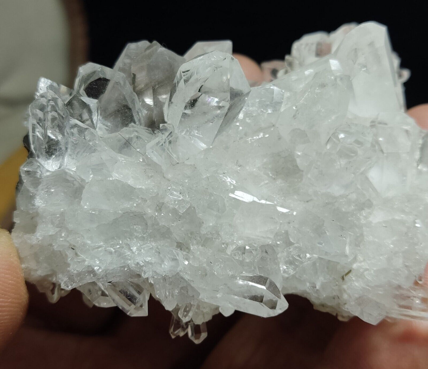 A very Aesthetic Natural terminated brookite included Quartz cluster 114 grams
