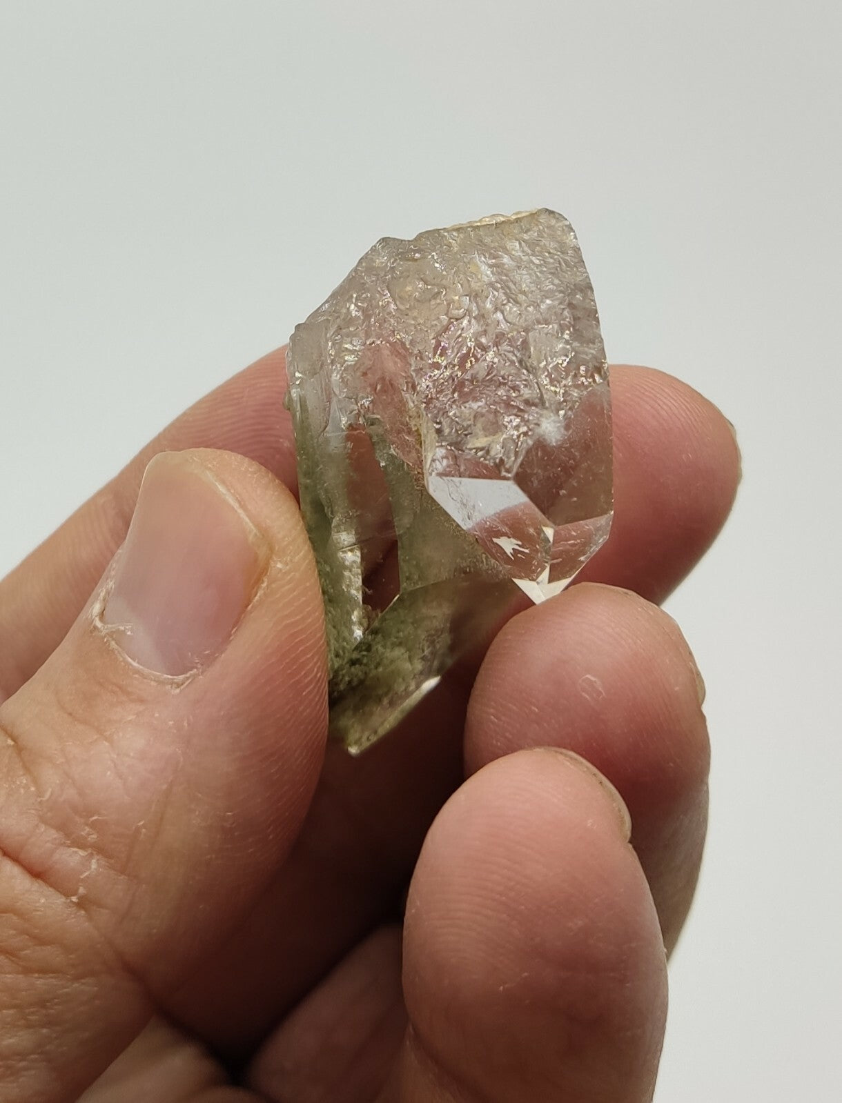 A very Aesthetic Natural beautifully terminated Chlorite Quartz crystal 22 grams