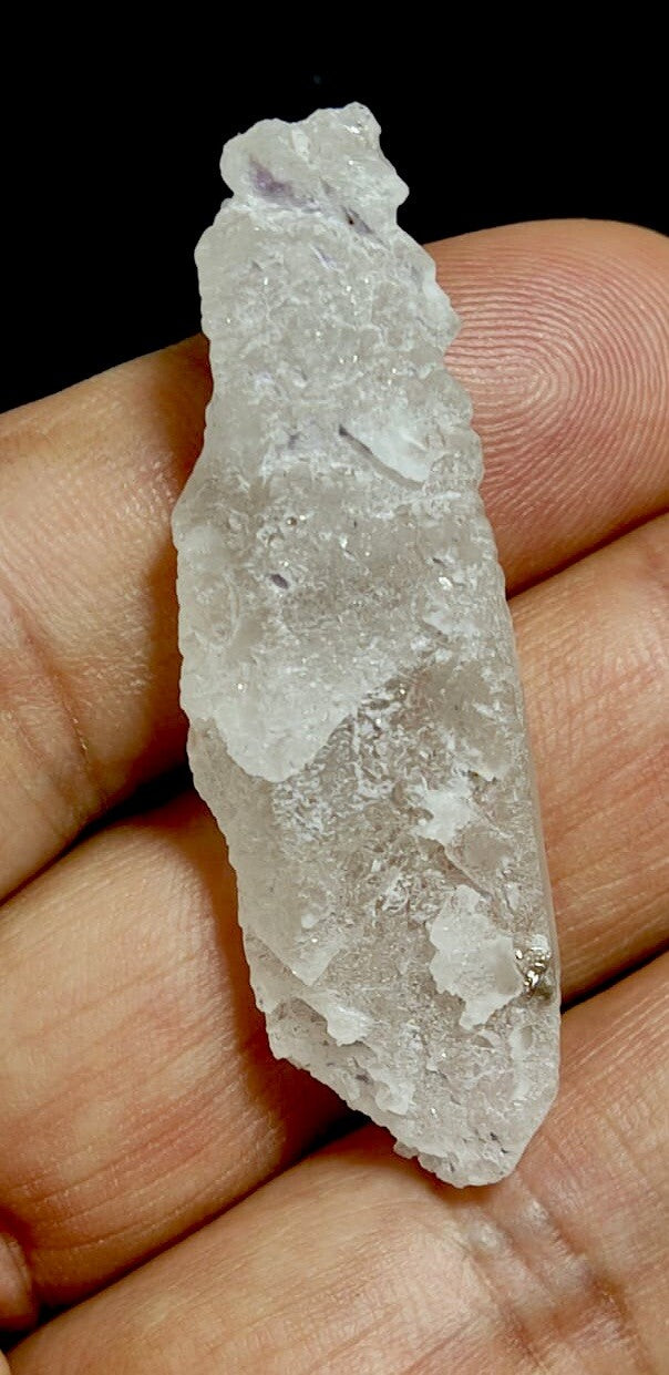 Fully Etched Quartz Crystal 11 Grams.