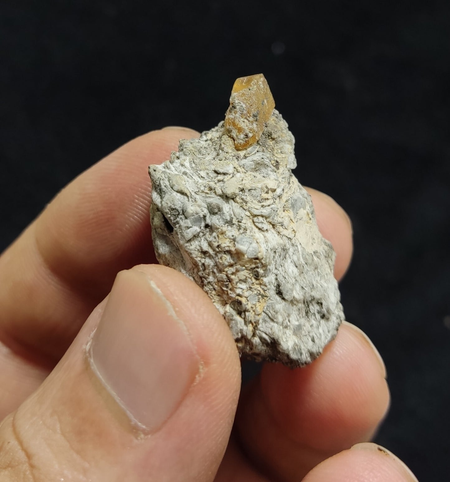 An Aesthetic Natural terminated specimen of rare xenotime on matrix 12 grams