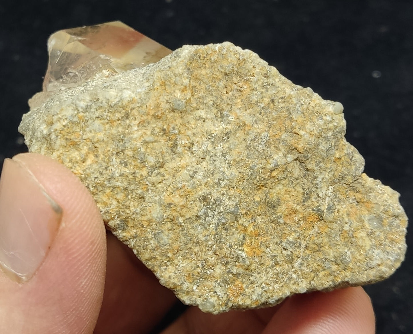 An Aesthetic Natural terminated Quartz crystal specimen 121 grams