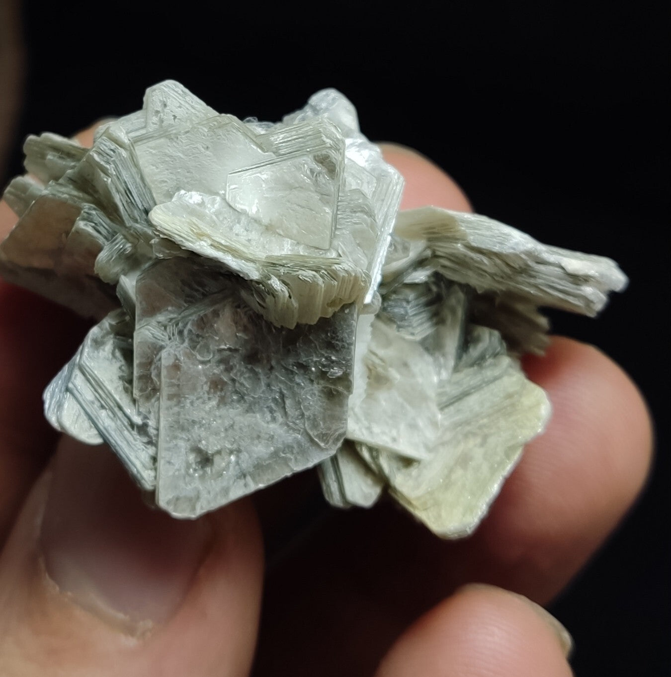 An Aesthetic combo specimen of feldspar, Tourmaline, muscovite 28 grams