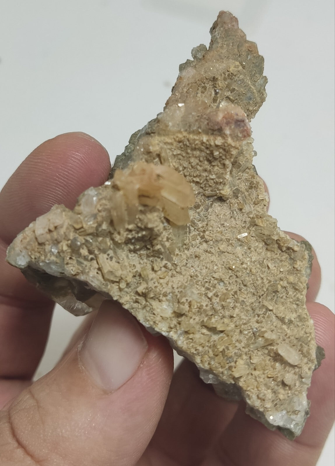 An Aesthetic Natural beautifully terminated Chlorite Quartz cluster 100 grams