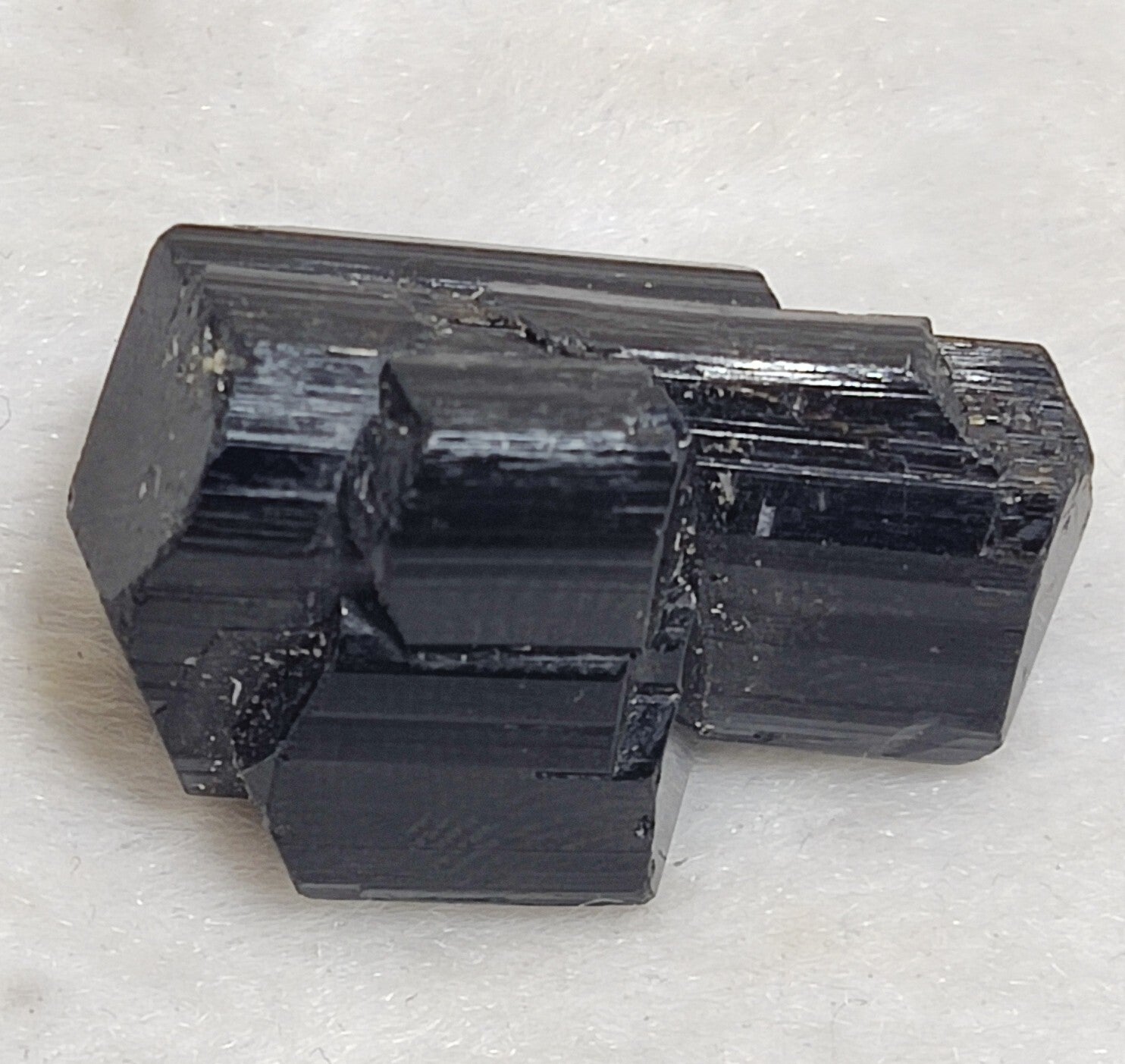 An amazing specimen of black tourmaline crystal 15 grams