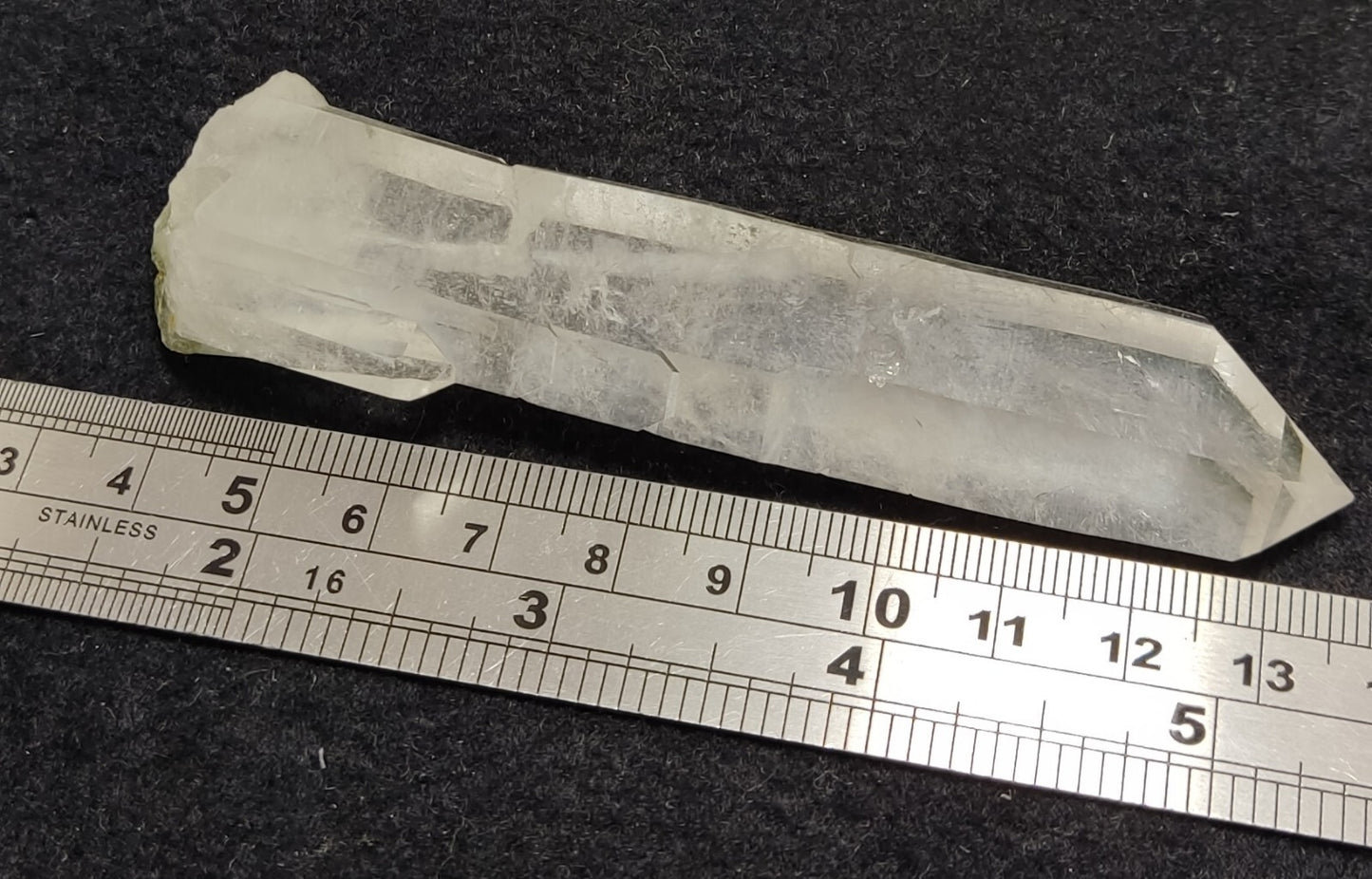 An Aesthetic terminated faden Quartz crystal 58 grams