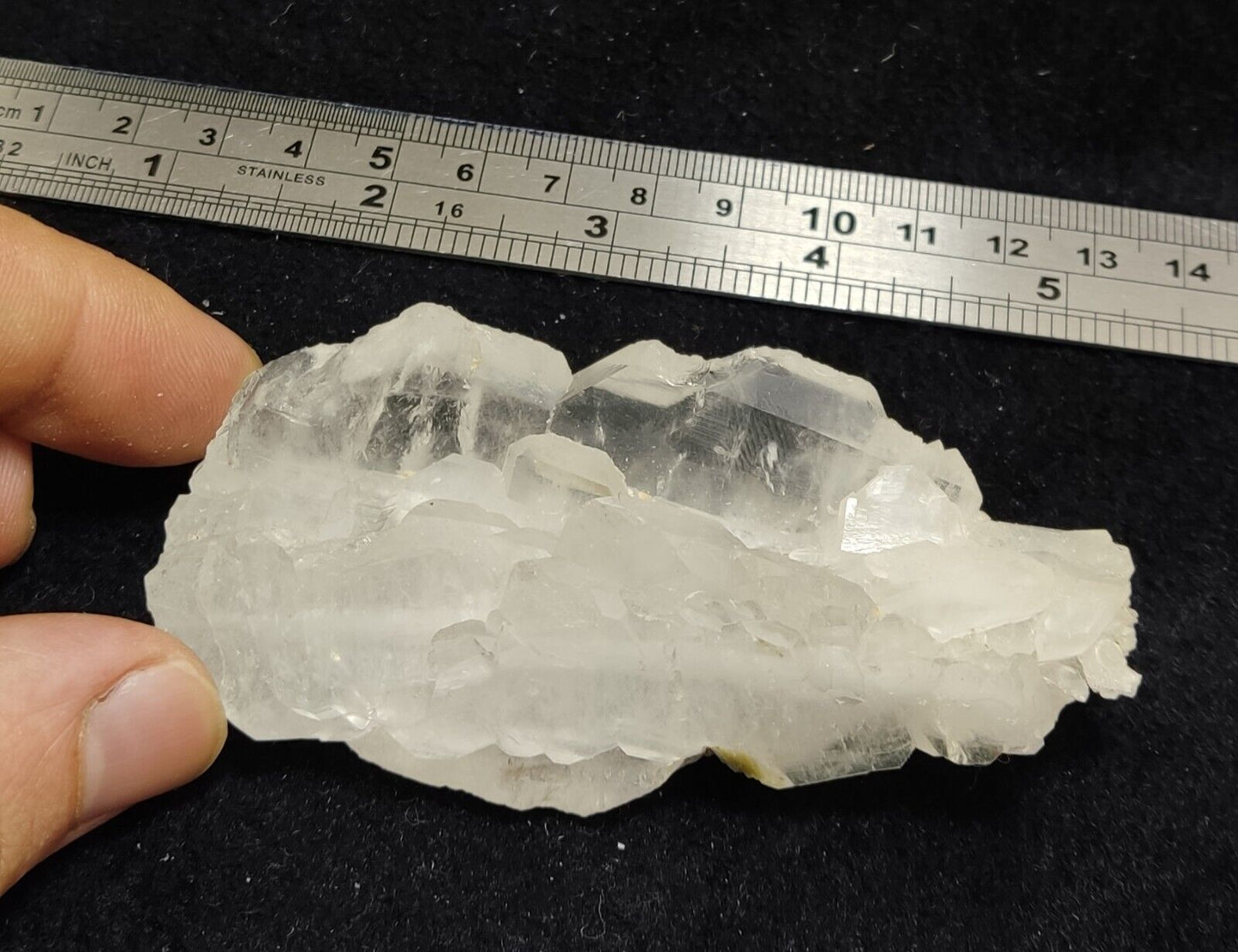 An Aesthetic Natural beautifully terminated faden Quartz specimen 120 grams