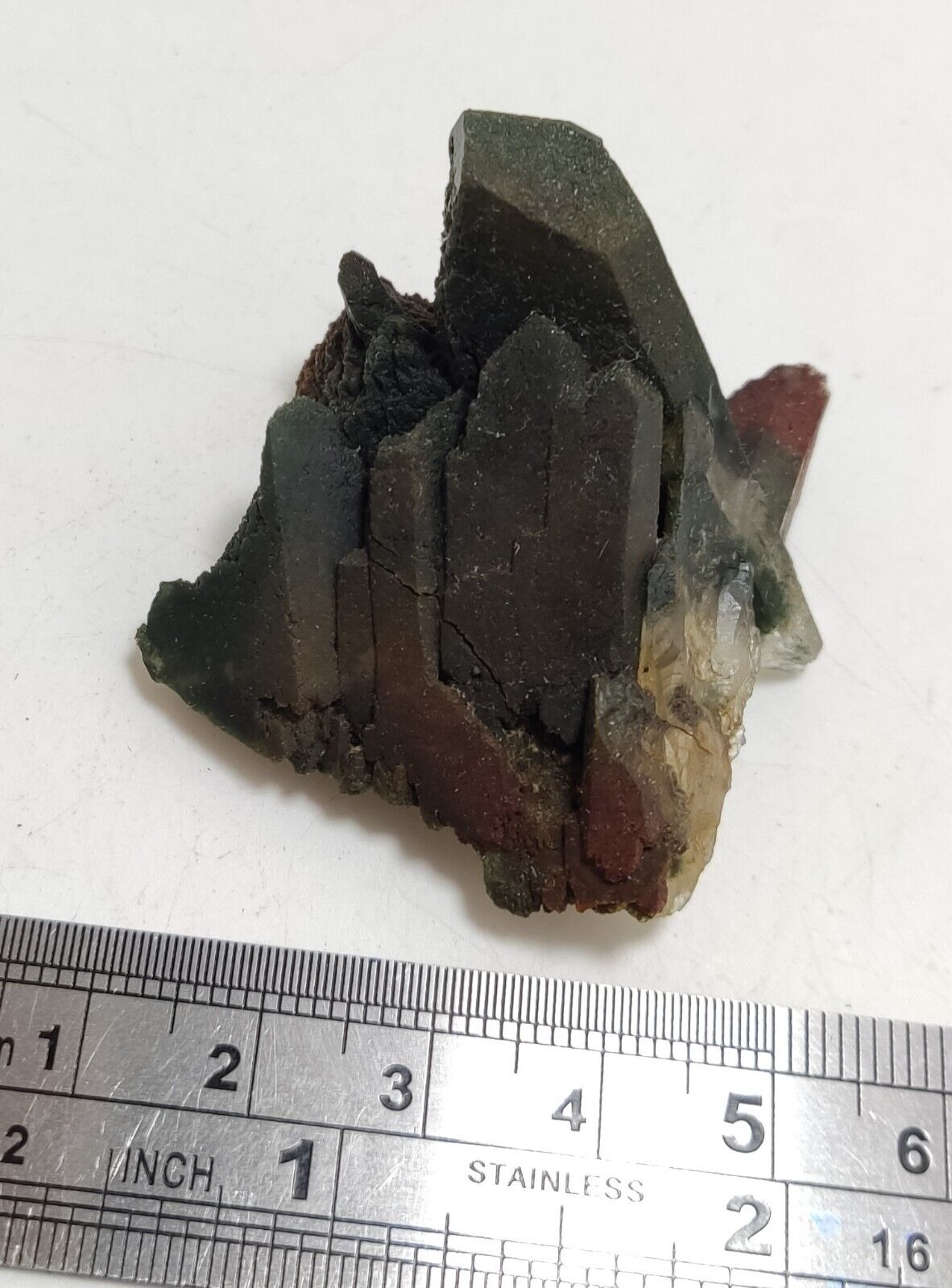 A very Aesthetic Natural beautifully terminated Chlorite Quartz crystal 28 grams