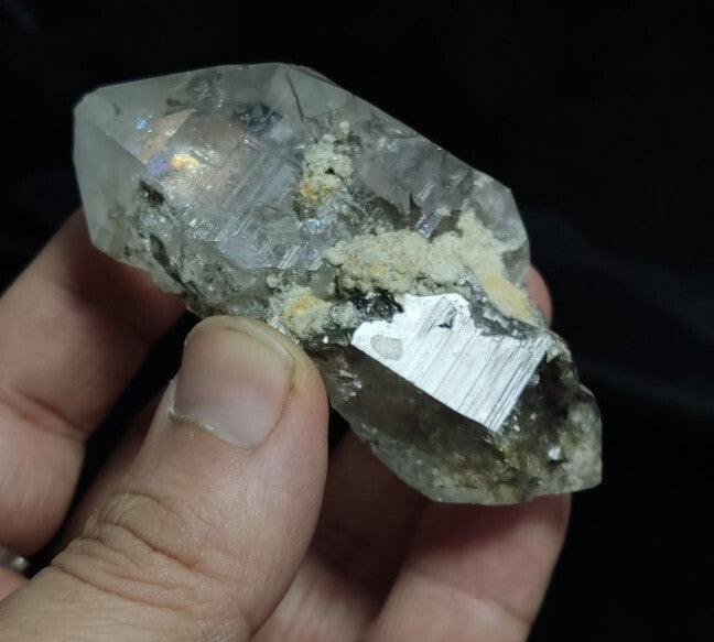 Gwindel Like Double Terminated Light Smoky Quartz 115 grams