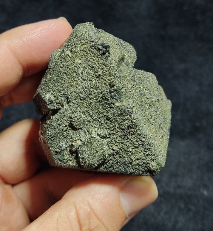 Dark Green Lusterous Epidote Crystal 226 grams