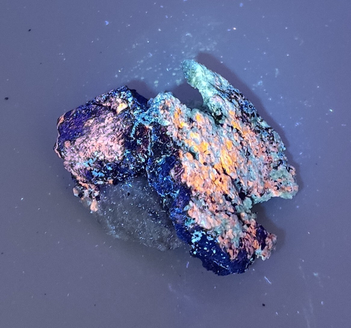 Natural Partly Fluorescent Lazurite On Matrix 81 grams