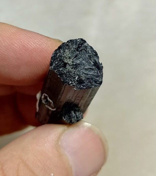 Natural Terminated Black Tourmaline Crystal 22 grams