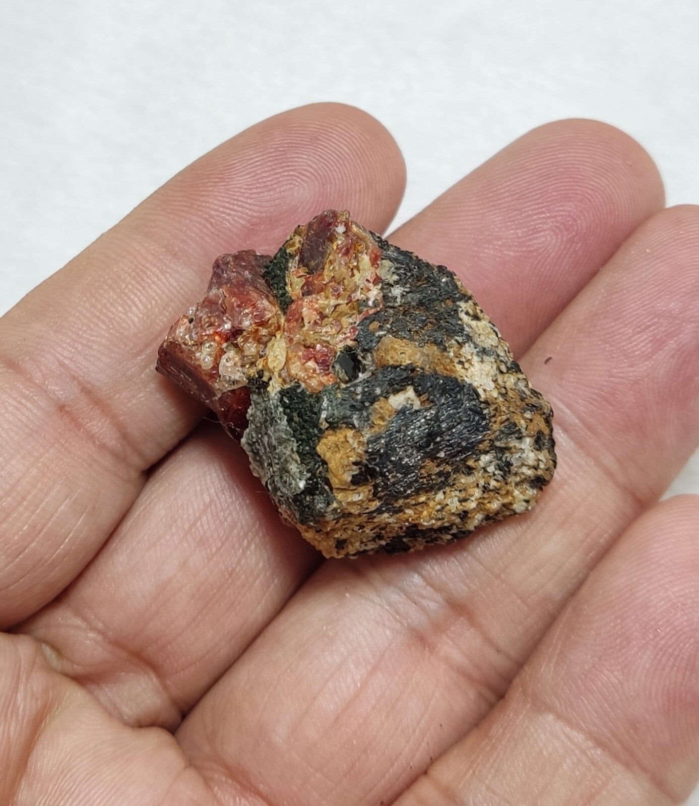 An Aesthetic specimen of zircon crytsal with biotite 29 grams
