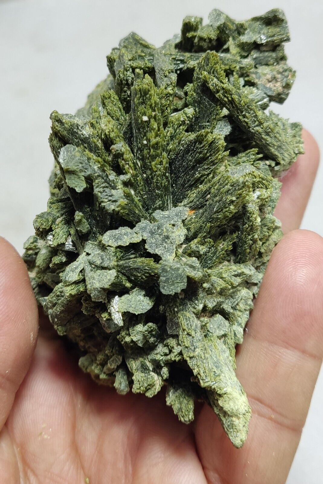 An aesthetic specimen of epidote Cluster  345 grams