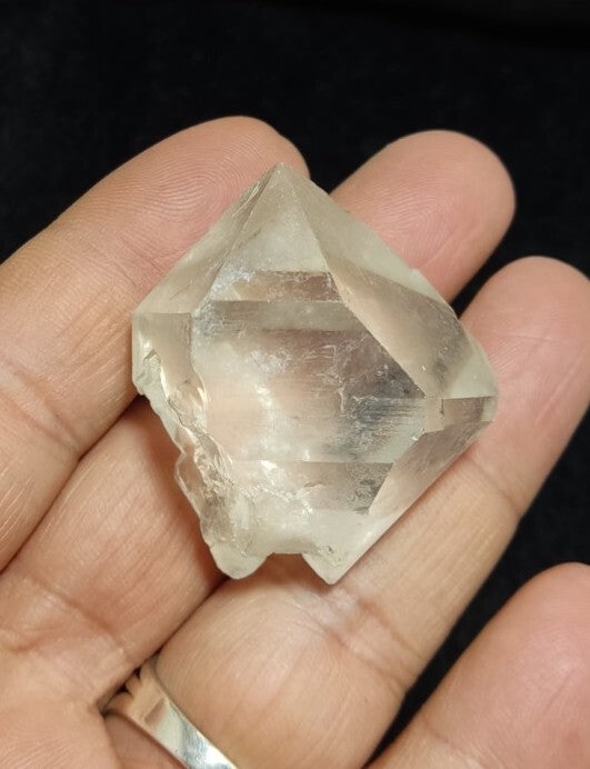 Double Terminated Transparent Natural Quartz Crystal 41 grams