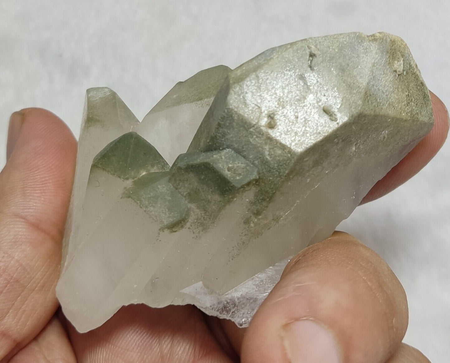 An Aesthetic Natural beautifully terminated Chlorite Quartz specimen 105 grams