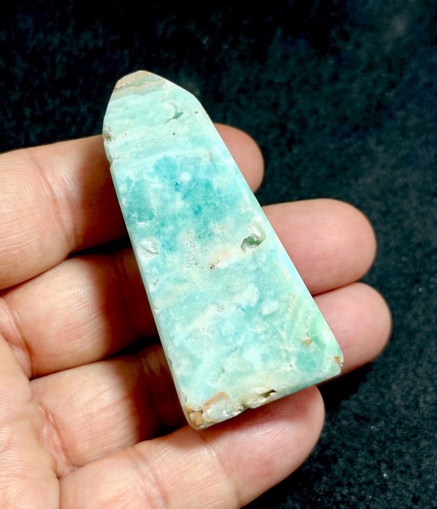 Blue Aragonite Tower 81 Grams.