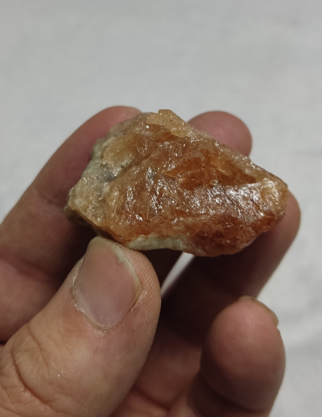 50 grams rough specimen of hessonite garnets