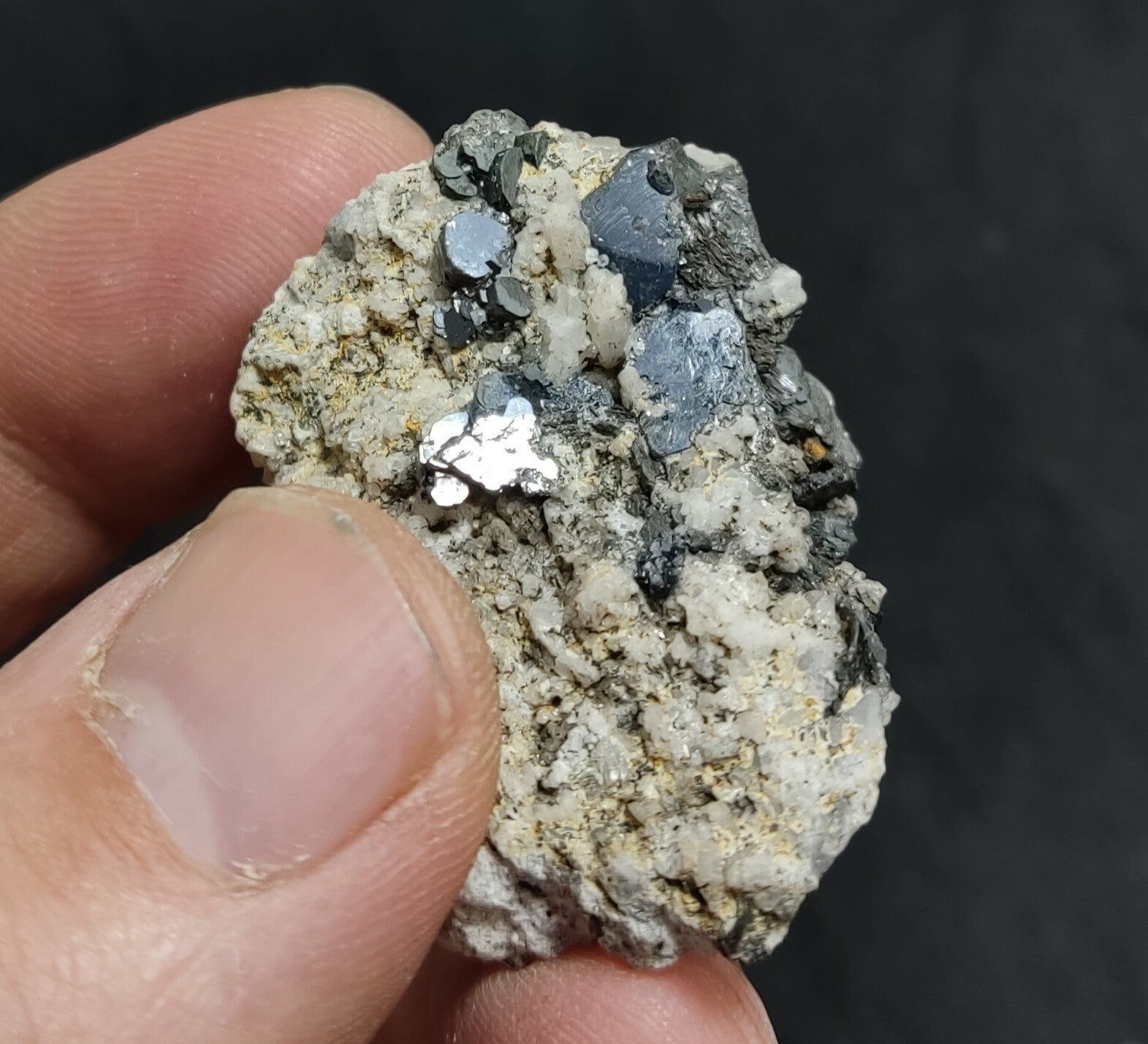An amazing specimen of hematite on matrix 25 grams