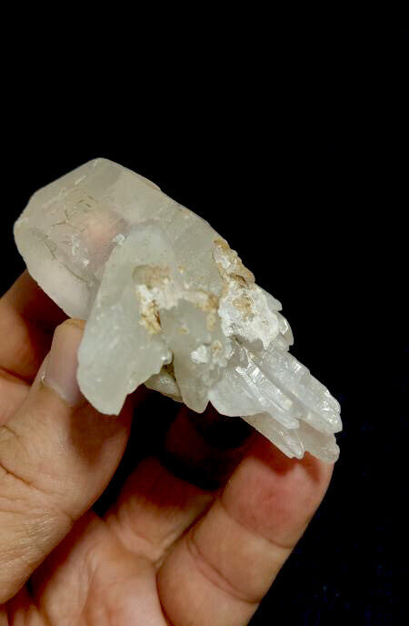 Double Terminated Quartz crystal 83g