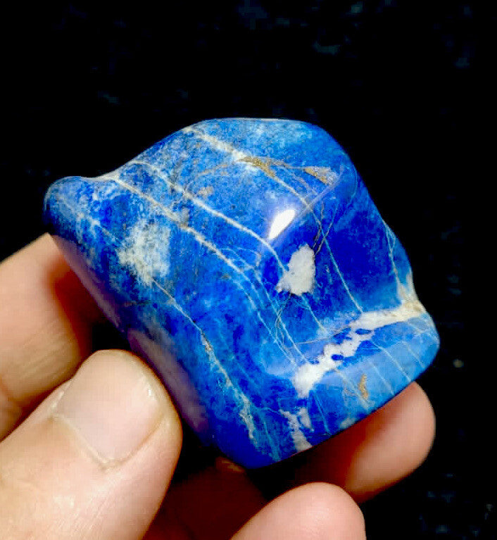Natural Lapis Lazuli Polished Free From 96 Grams
