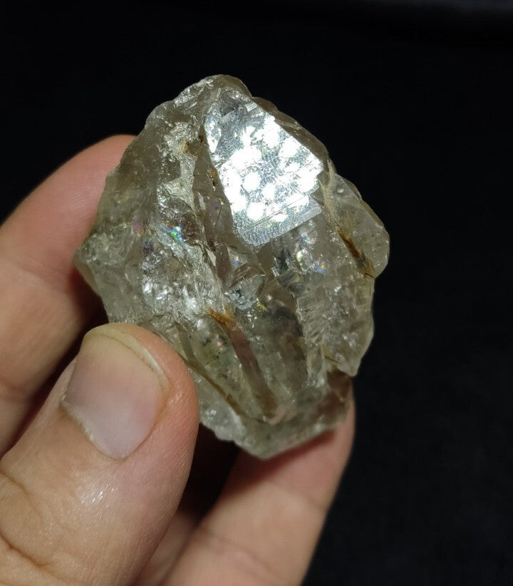 Double terminated Quartz Crystal High Altitude Patterns 94 grams