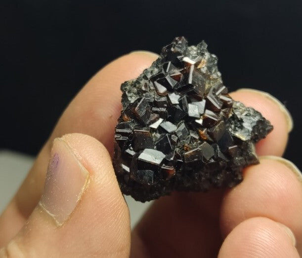 Thumbnail Natural Andradite Garnets Cluster 15 grams