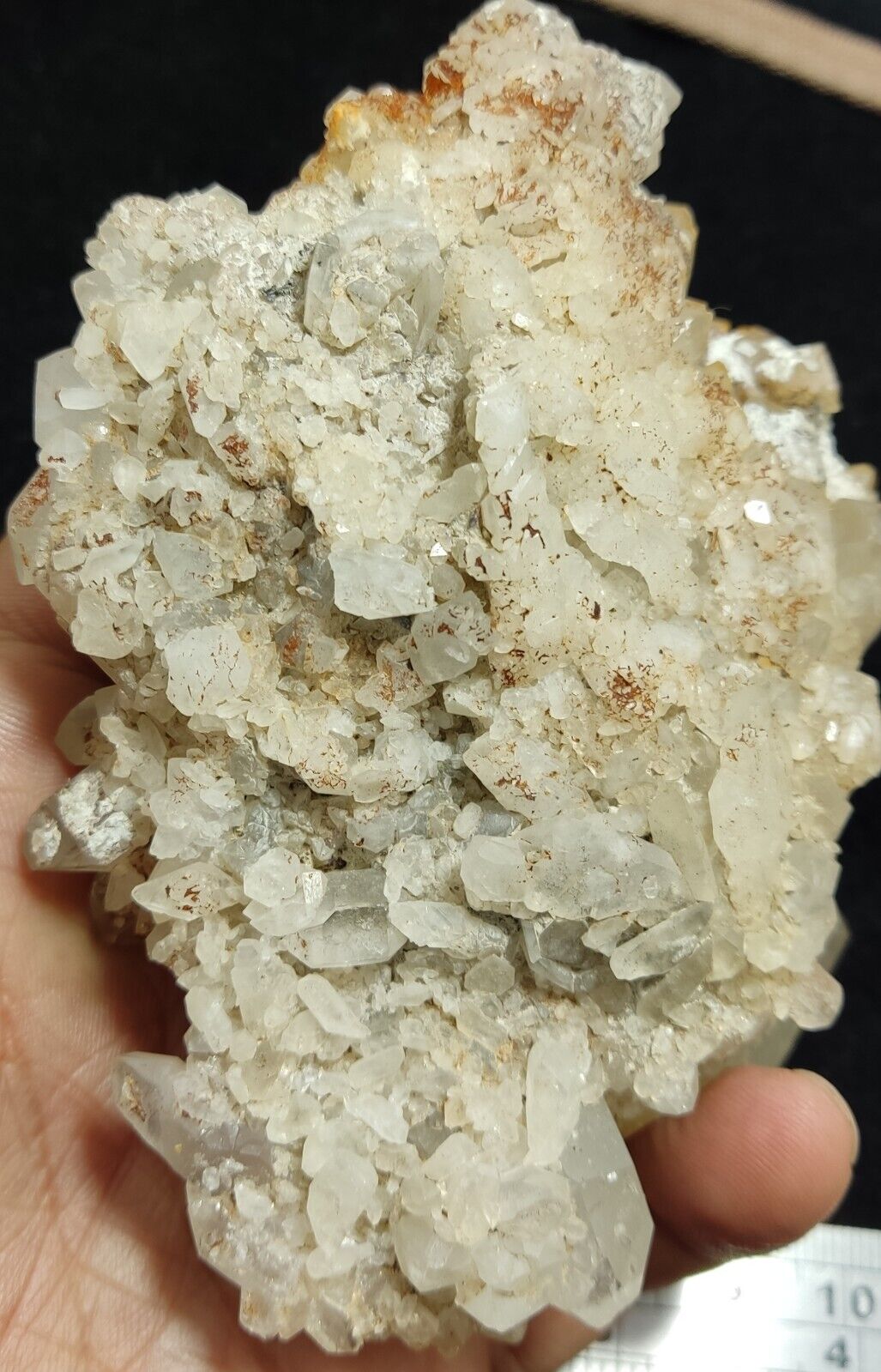 An Aesthetic Natural beautifully terminated Quartz cluster 375 grams
