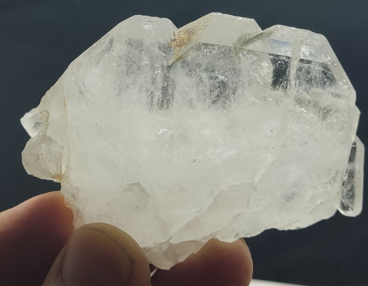 An Aesthetic Natural beautifully terminated faden Quartz specimen 94 grams