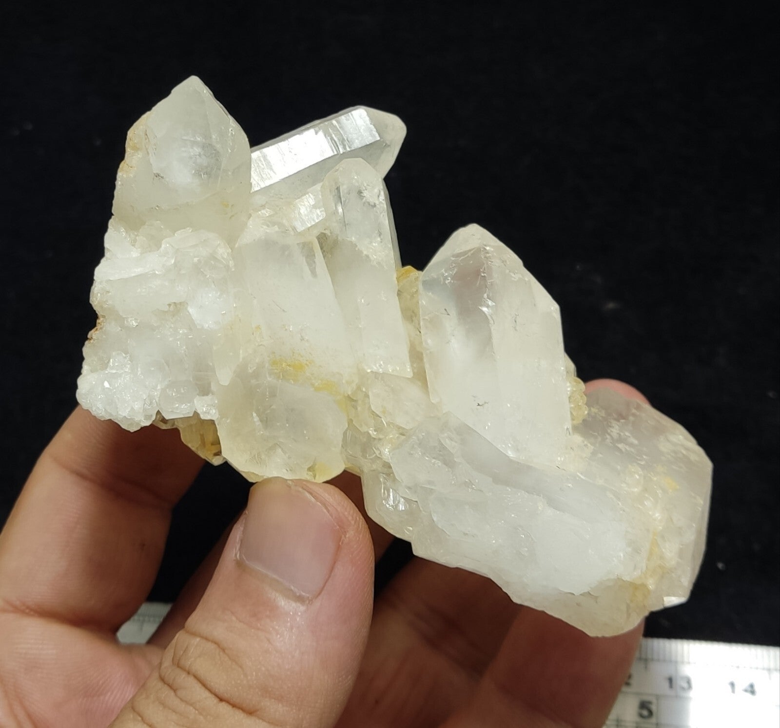An Aesthetic terminated specimen of Quartz cluster 188 grams