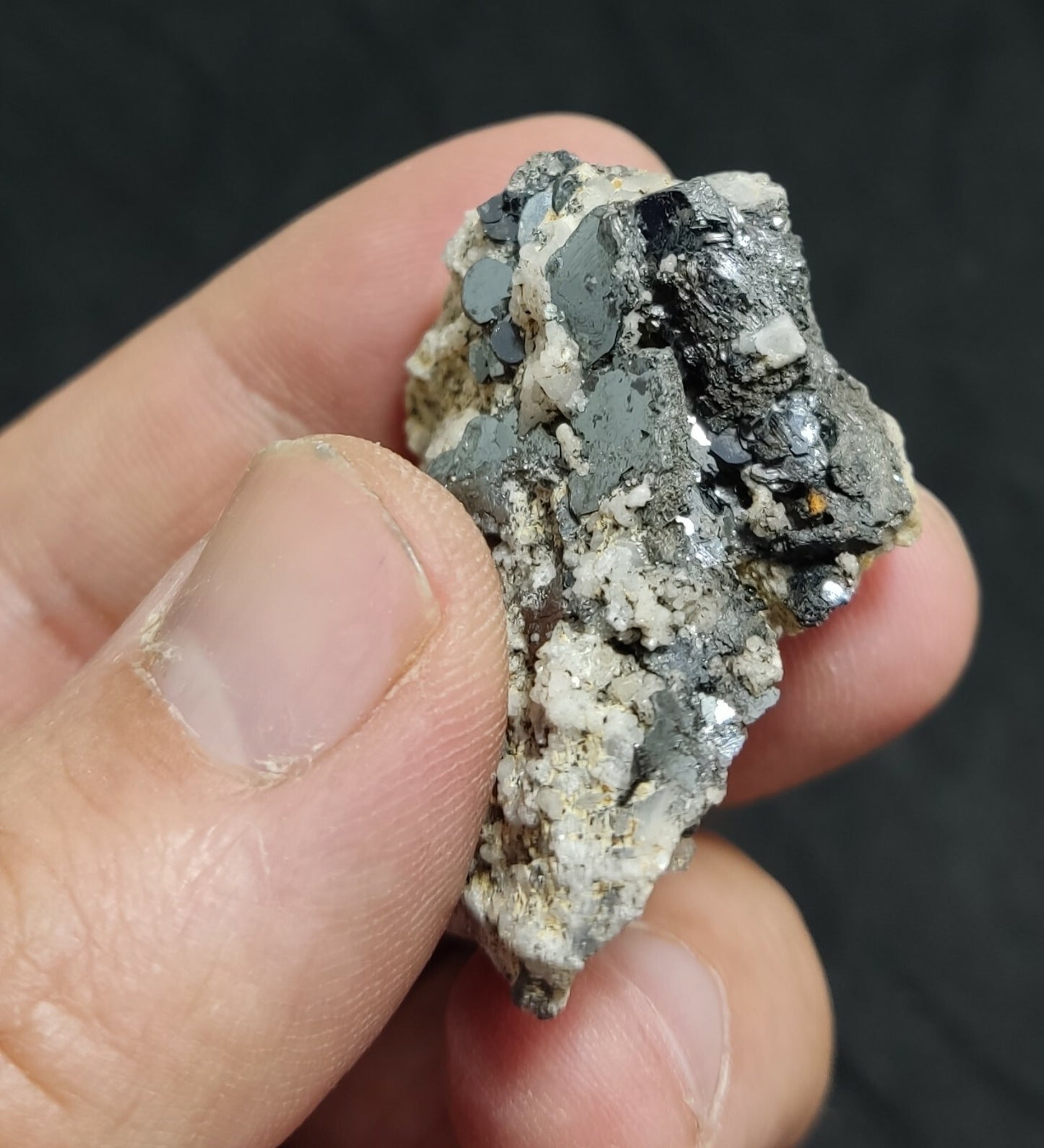 An amazing specimen of hematite on matrix 25 grams