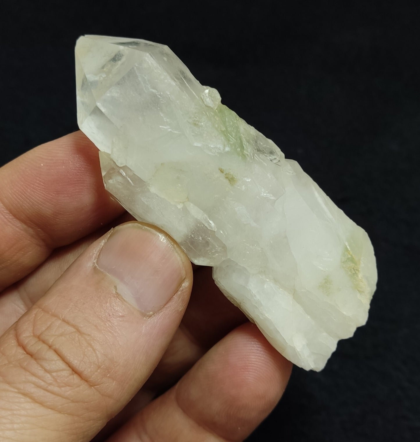 Chlorite quartz terminated crystal specimen 48 grams