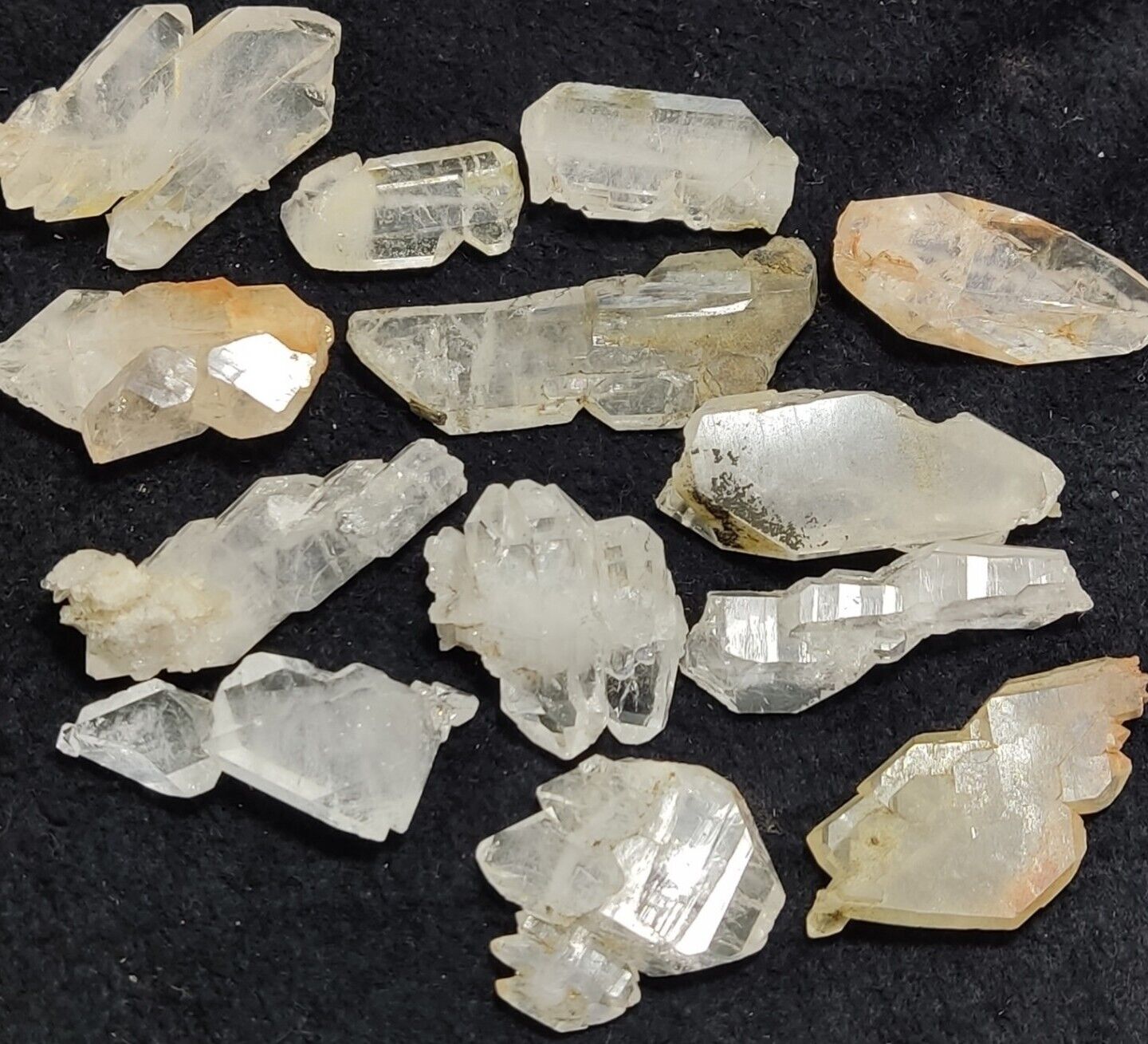 13 Faden/chlorite quartz Crystals