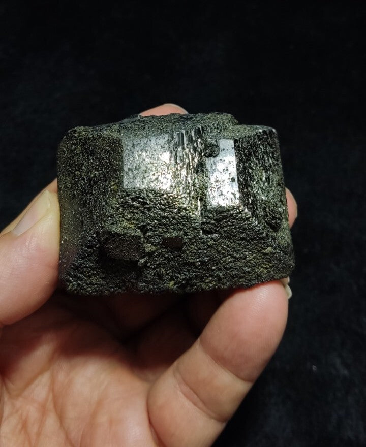 Dark Green Lusterous Epidote Crystal 226 grams
