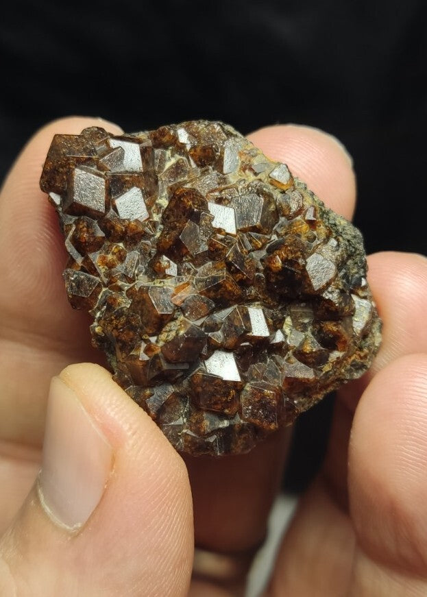 Natural Andradite Garnets Cluster 33 grams