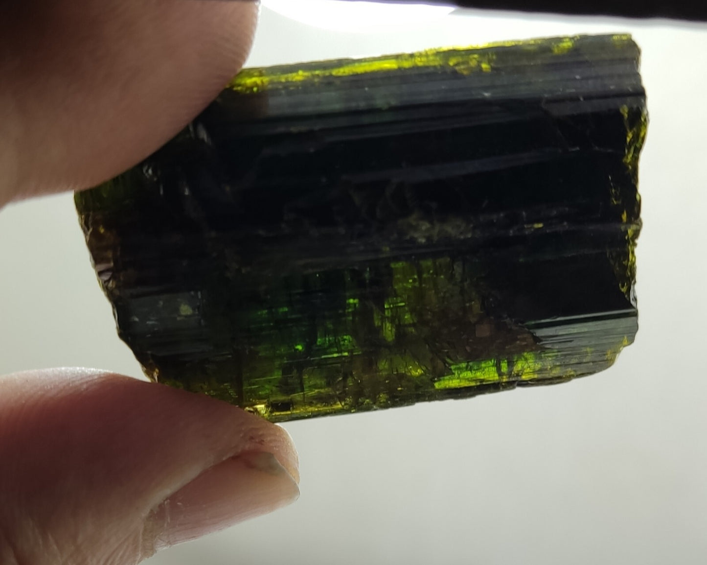 An Aesthetic specimen of epidote crystal 36 grams