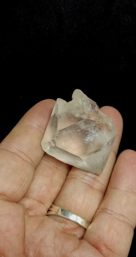 Double Terminated Transparent Natural Quartz Crystal 41 grams
