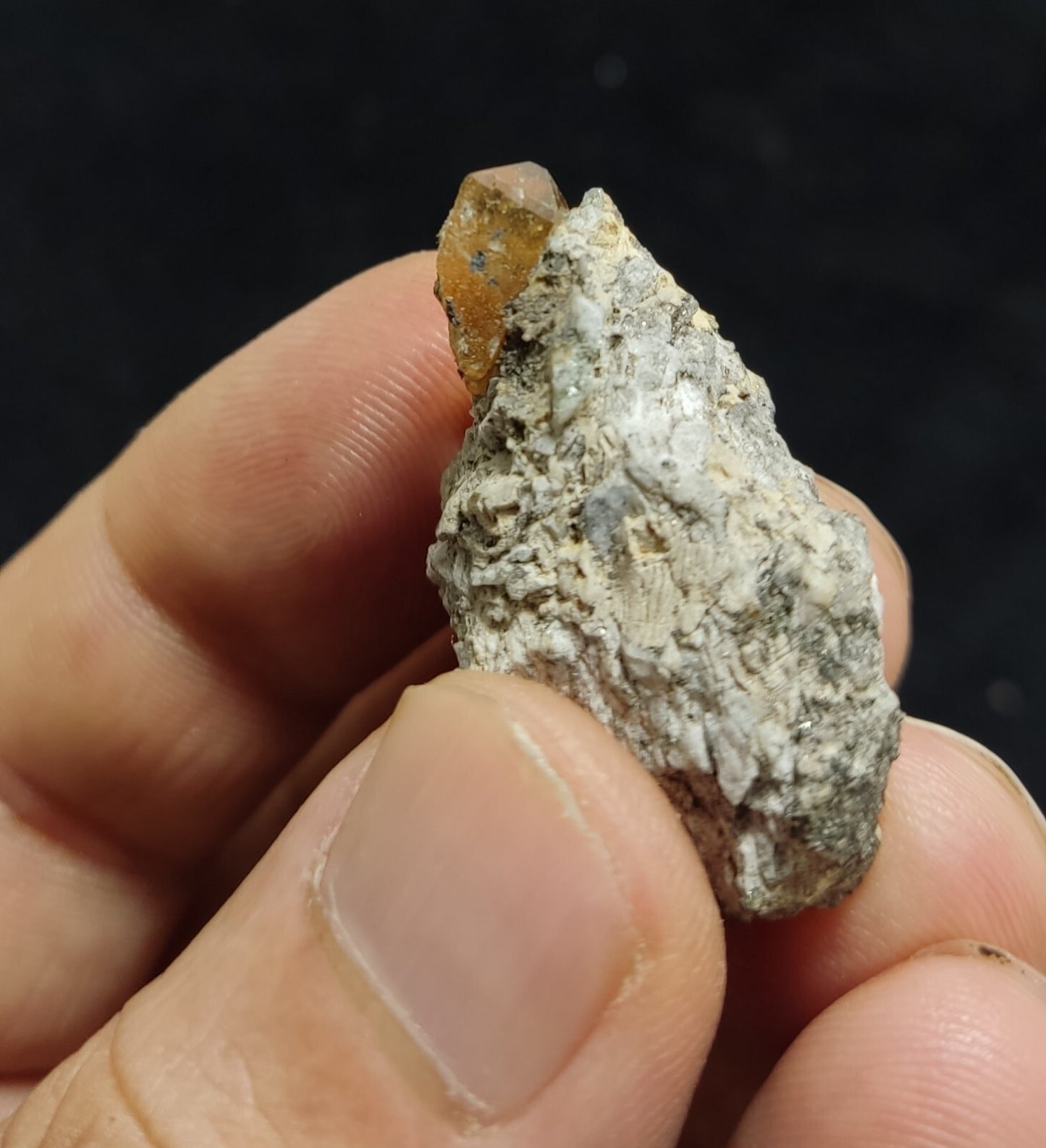 An Aesthetic Natural terminated specimen of rare xenotime on matrix 12 grams