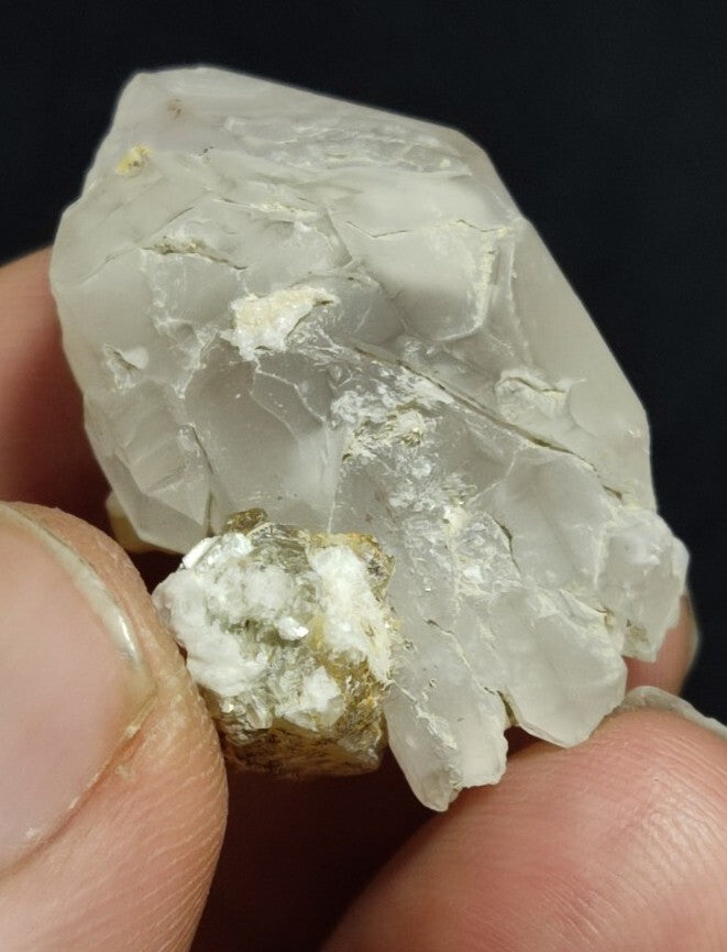 Miniature Etched Natural Smoky Quartz Double Terminated 15 grams