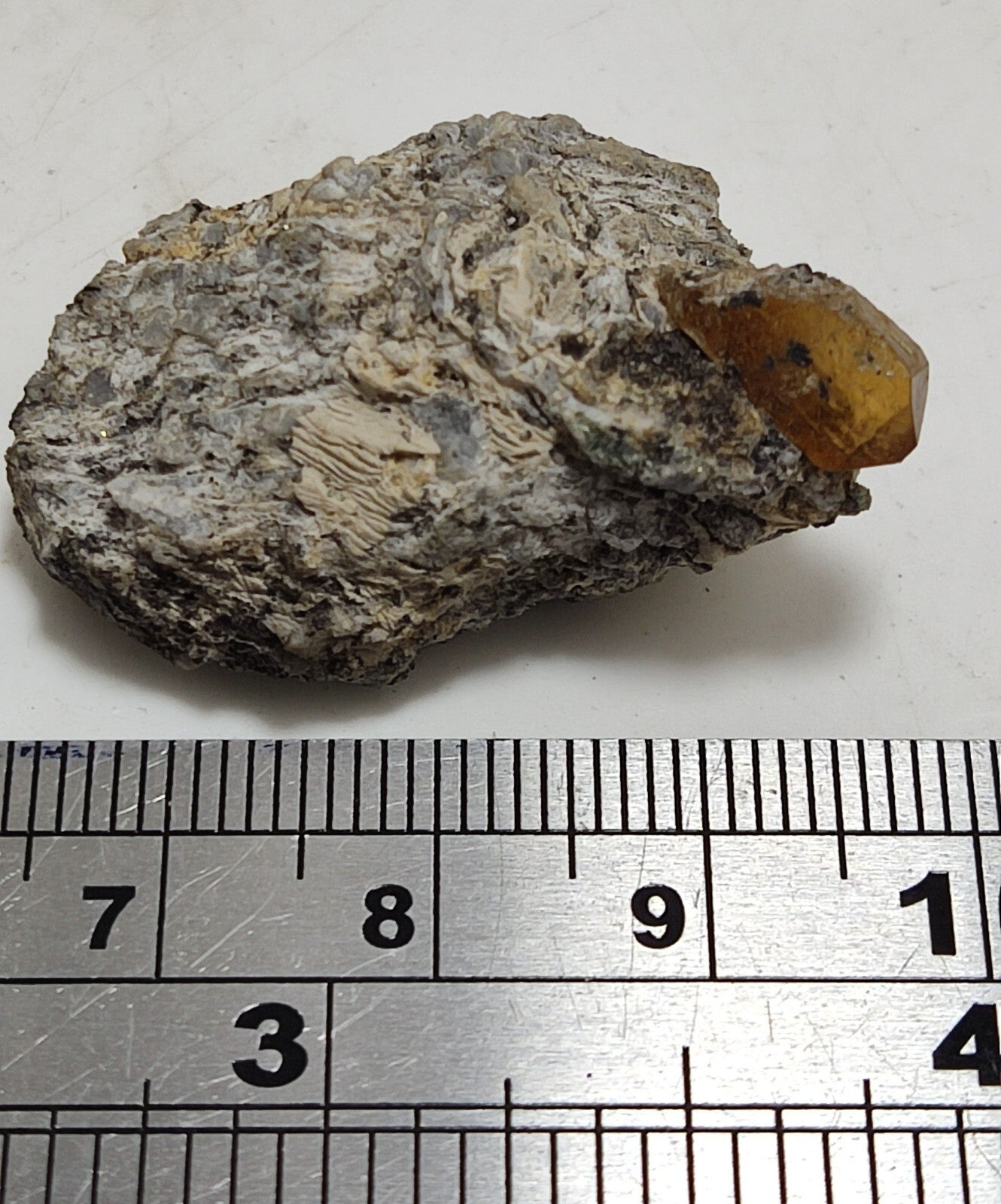 An Aesthetic Natural terminated specimen of rare xenotime on matrix 12 grams