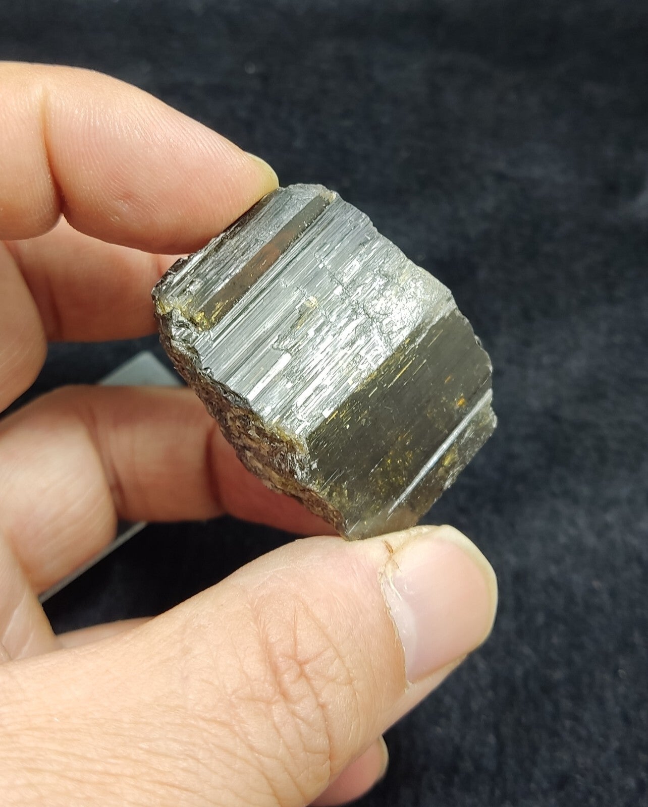 A very fine aesthetic crystal specimen of Epidote 37 grams