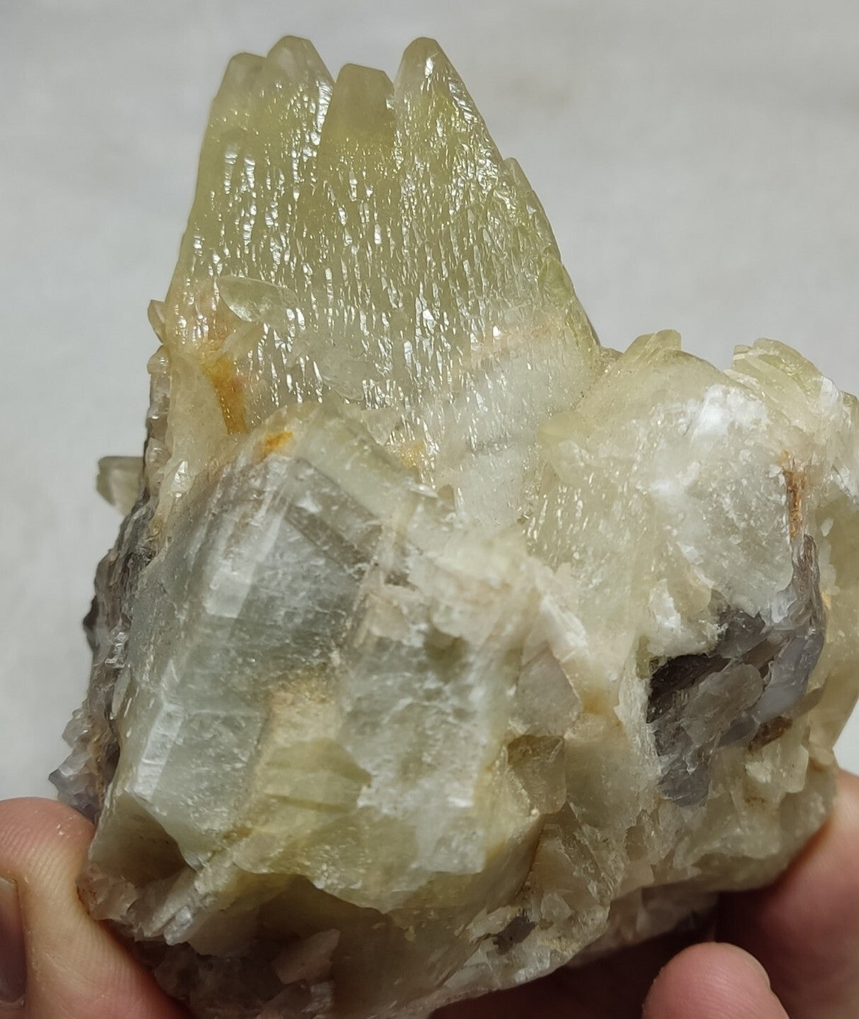 An Aesthetic Naturally terminated specimen of dogtooth calcite 722 grams