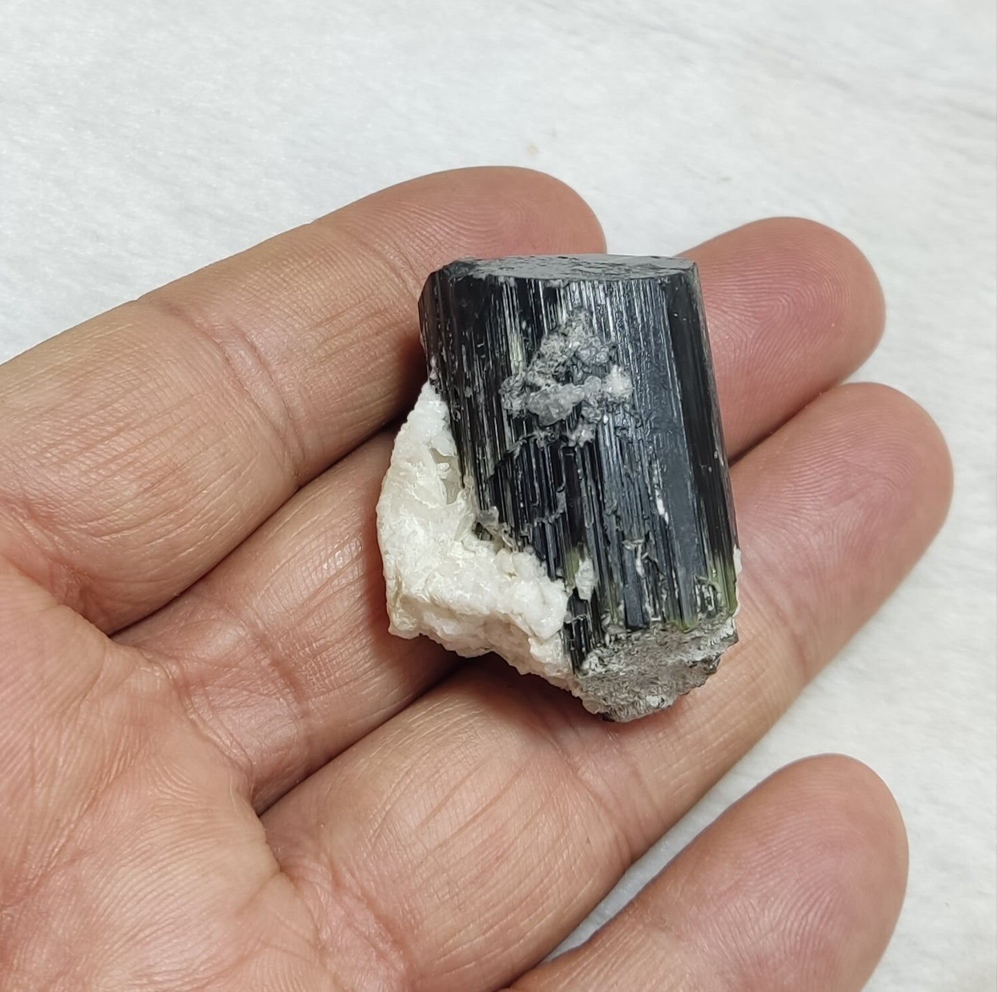 An Aesthetic Natural beautifully terminated tourmaline crystal 40 grams