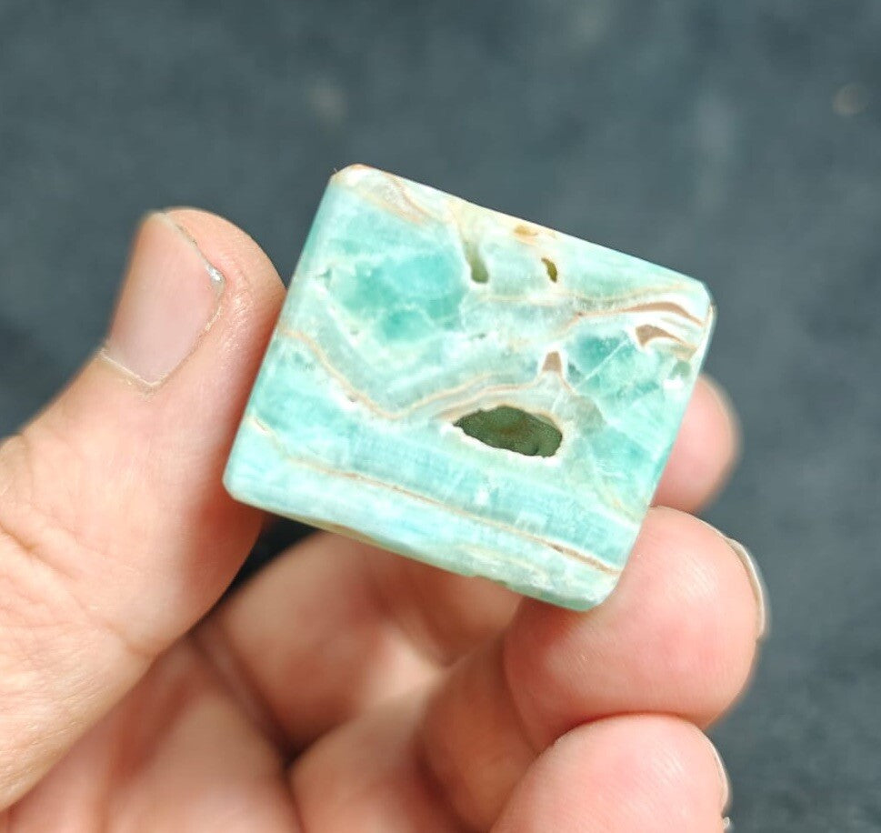 Blue Aragonite Tower 81 Grams.